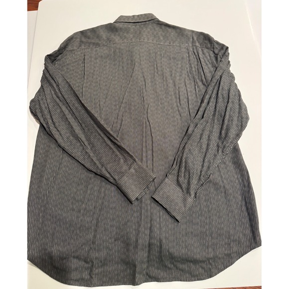 MONDO‎ DI MARCO Mens XL Long Sleeve Button Down Shirt Geometric Pattern Italy - Picture 4 of 6
